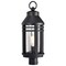 Nuvo Wilton - 1 Light Post Top - Matte Black with Clear Seeded Glass 60/8105 - alternate 8